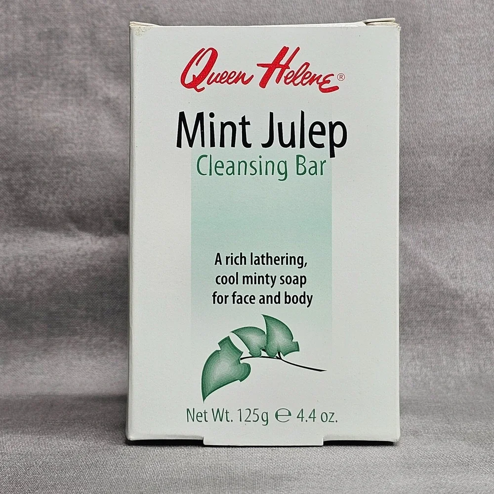 QUEEN HELENE Mint Julep Face‎ & Body Bar Soap 4.4 oz NEW & SEALED